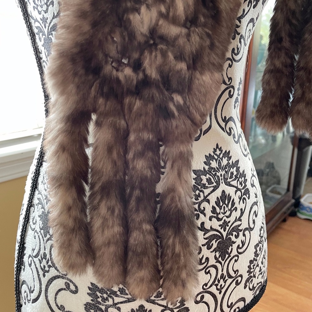 Genuine Rabbit Scarf - Like New - Picture 6 of 6